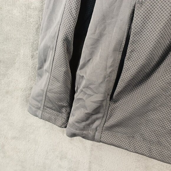 Gray Pullover Jacket 1/4 Zip Fleece Lined w/ Front Pockets SIZE LARGE - Picture 7 of 15